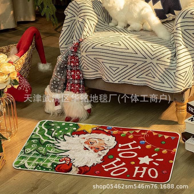 圣诞节热销跨境代发玄关入户门地毯地垫耐脏耐磨防尘房间门口脚垫|undefined