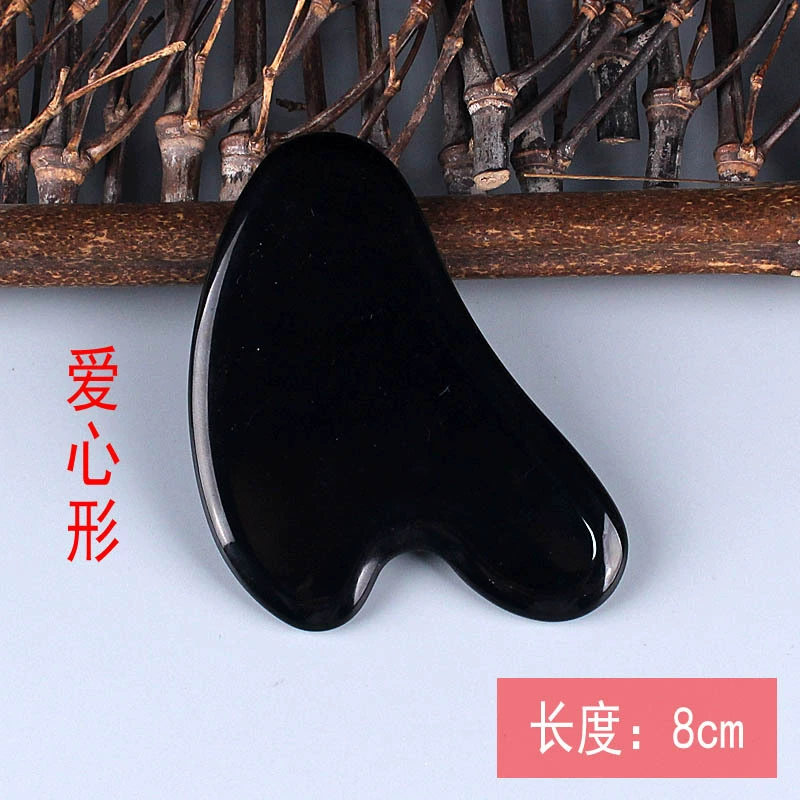 [面部脸部全身通用经络水晶拨经棒点穴笔鱼形刮脸拨筋棒玉石按摩板]