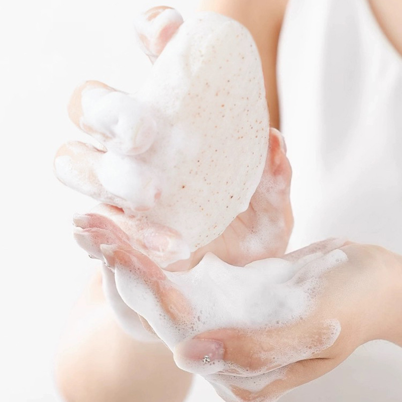 Esponja Facial de Konjac PVA para Limpieza Facial