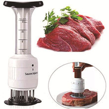 跨境针筒式肉排注射器注入式嫩肉牛排针松肉器厨房小工具