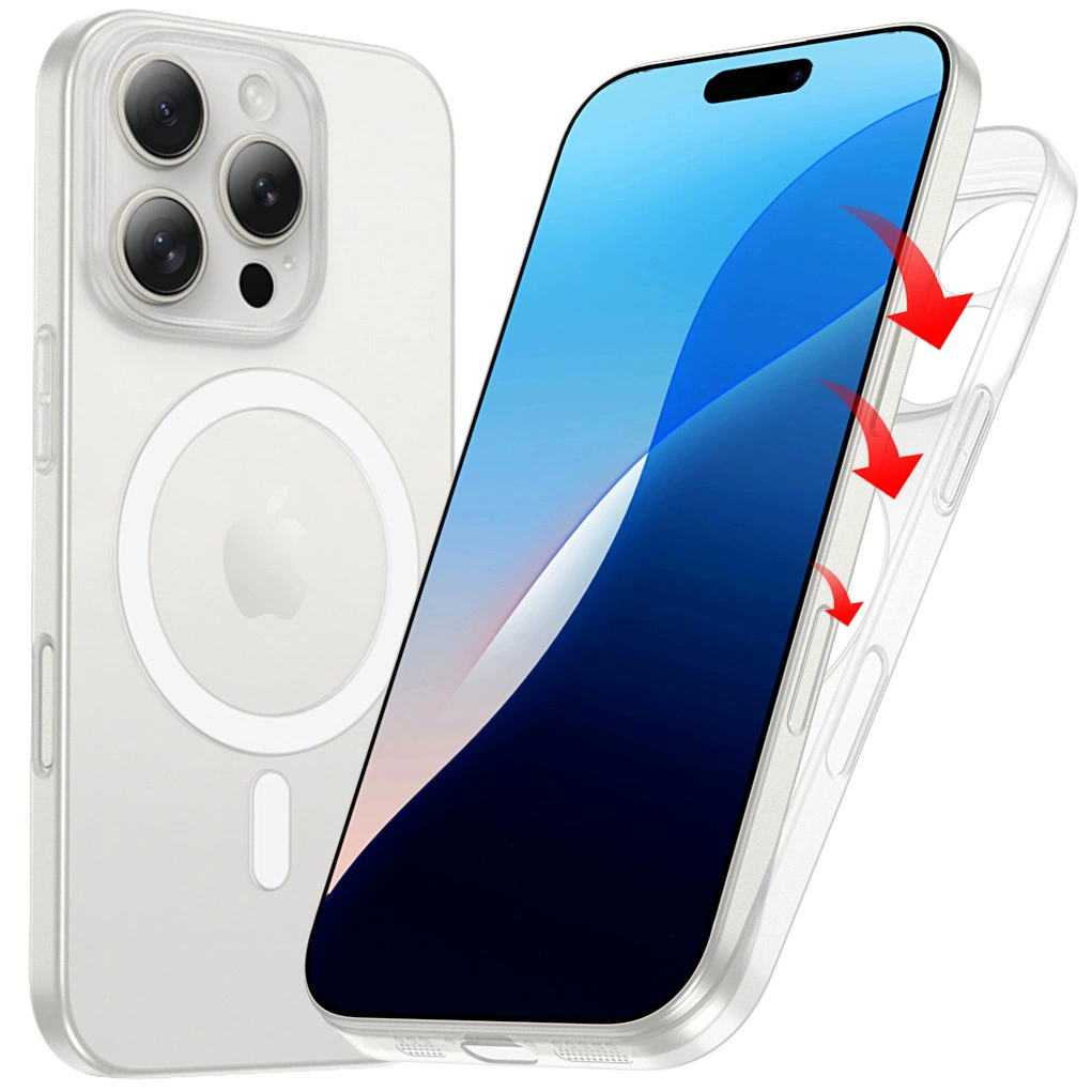 Apple, совместимый ультра-тонкий матовый магнитный чехол для телефона, iPhone, 16promax