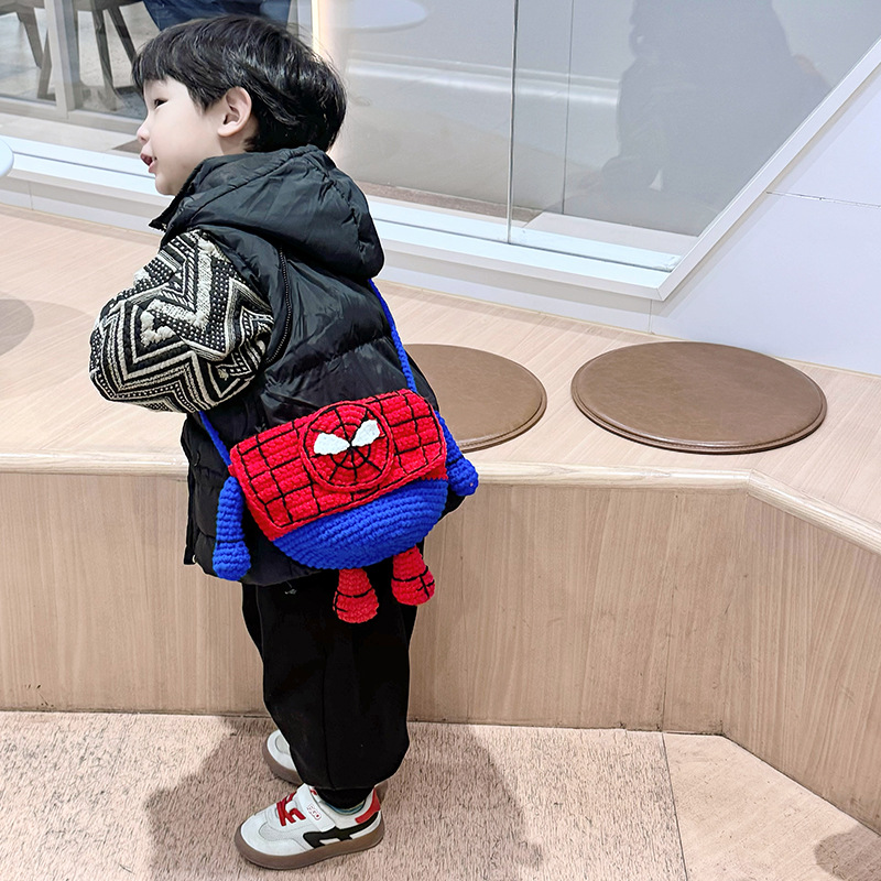 Bolsa de hombro para niños coreanos Chao Cool, productos terminados de gancho de lana, bolsas de mochila para niños, nuevas bolsas de comercio exterior transfronterizas para niños