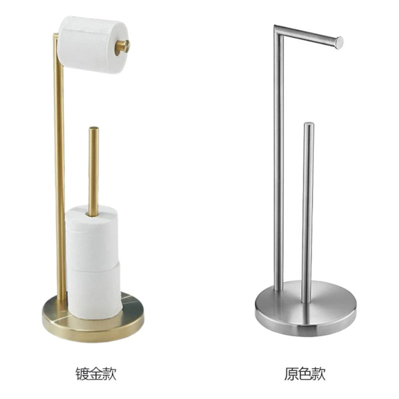 Soporte de Pie para Rollo de Papel Higiénico, para Hogar, Soporte de Tejidos para Cocina o Baño.