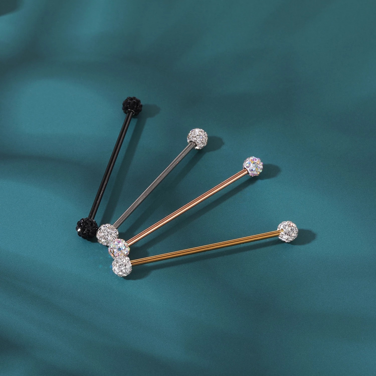 316L Titanium Steel Punk Style Bridge Ear Nail Retro Wine Nail Ear Puncture Earring detail image 8