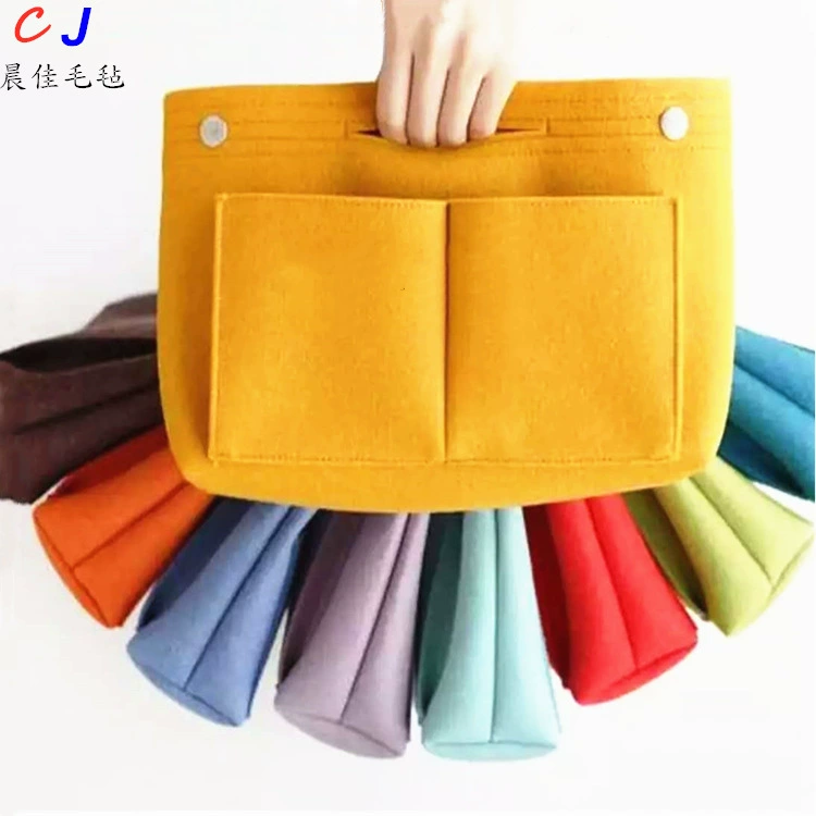 2024 Трансграничные креативные ленивые войлочные косметички сумки