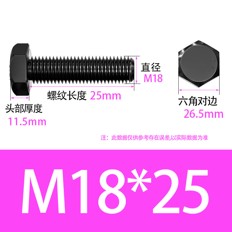 10.9级高强度螺栓M12-M36钢结构专用GB/T1228全螺纹外六角螺丝|undefined