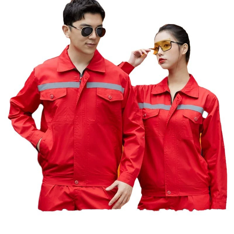 Summer thin overall, retroreflective long-sleeve, Terylene Cotton