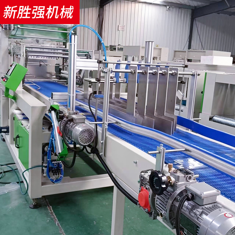 全自动直线式高速膜包机设备热收缩膜包机直线式热收缩包装机