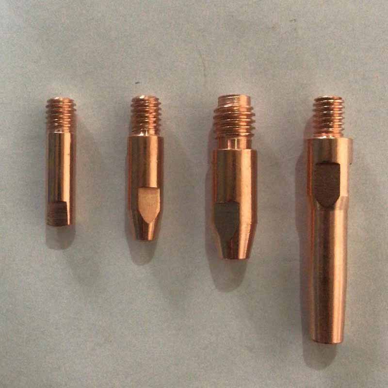 1.4二保焊枪气保焊机配件 气保焊导电嘴 0.8 1.0 1.2