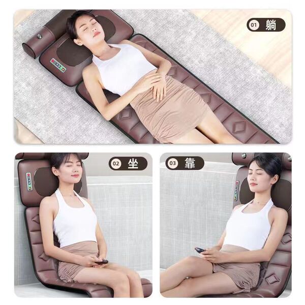 마사지 매트 다기능 전신 난방 요추 마사지 디스크 프로스트링 트랙터 반죽 마사지 매트리스