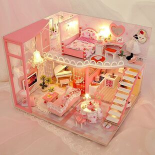 diy�ֹ�С�ݽ��Bƴ�b����ģ�̓�ͯ���������Ů��������һ��