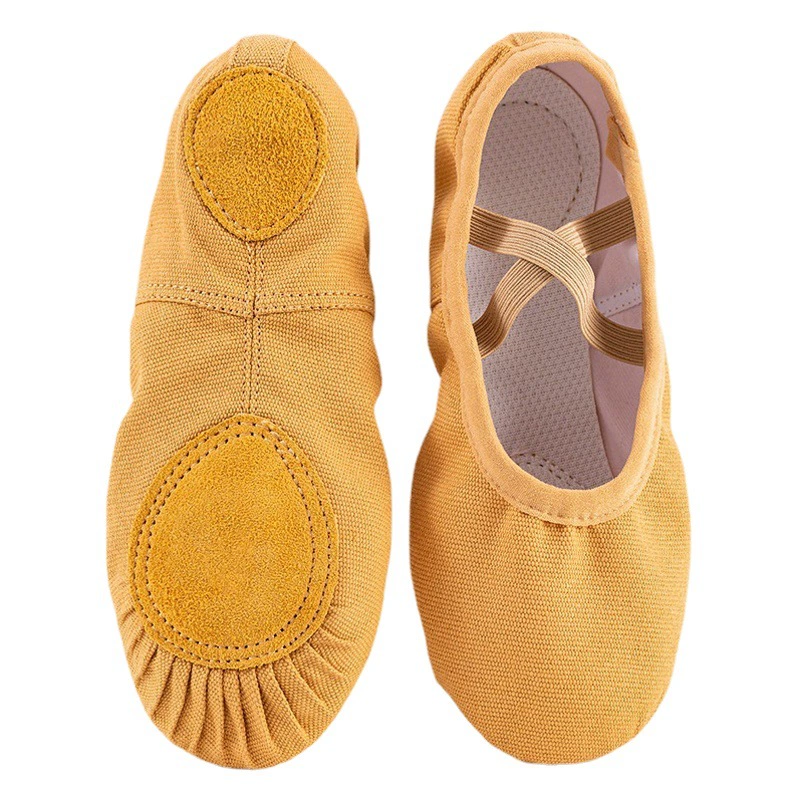 Танцевальная обувь для мальчиков и девочек оптом, танцевальная обувь без шнурка, верблюжье мягкое дно, упражнения, Йога, туфли с кошачьими когтями, балет