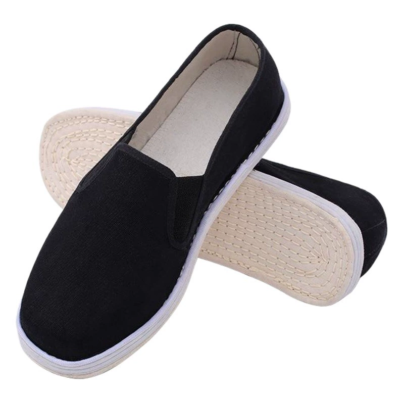 Ткань обувь старые пекинские шлепанцы с круглым ртом