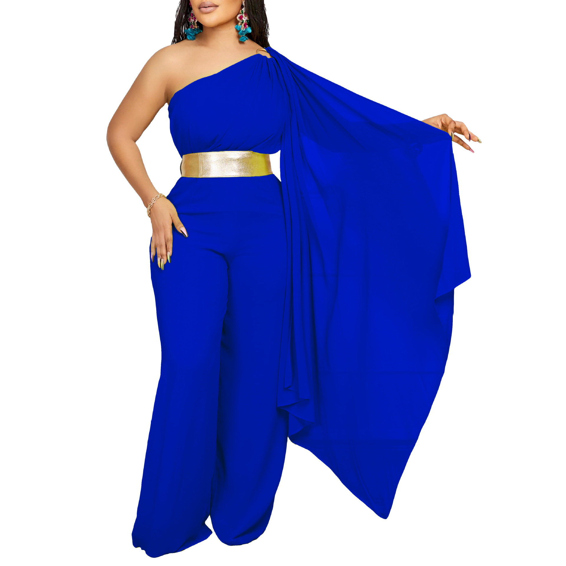 595g Weight Asymmetrical Sleeve Sleeve Length Full Length Pants Length Spandex, Polyester Fabric Type High Waist Waist Line Jumpsuits Pants Type Stretchy Elasticity Bodysuits Tops Type Holiday, Cocktail Party Occasion Slim Fit Type Solid Color Pattern Summer, Spring Season Women's Gender Sexy, Streetwear Style Women's Holiday Cocktail Party Bodysuits Sexy Streetwear Solid Color Full Length Jumpsuits 70