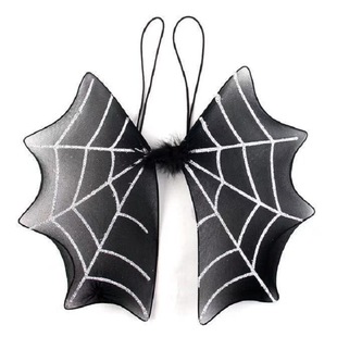 Halloween Little Devil Gauze Spider Wings Bat Wings Performance Decoration Dance Props