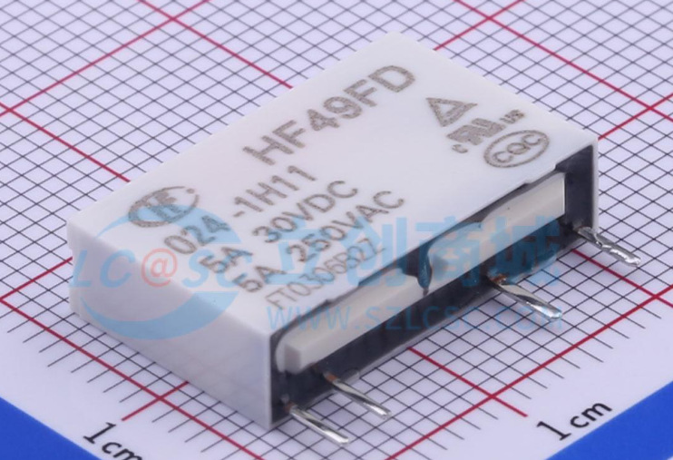 HF49FD/024-1H12T 小型中功率24V继电器 单刀单掷-常开