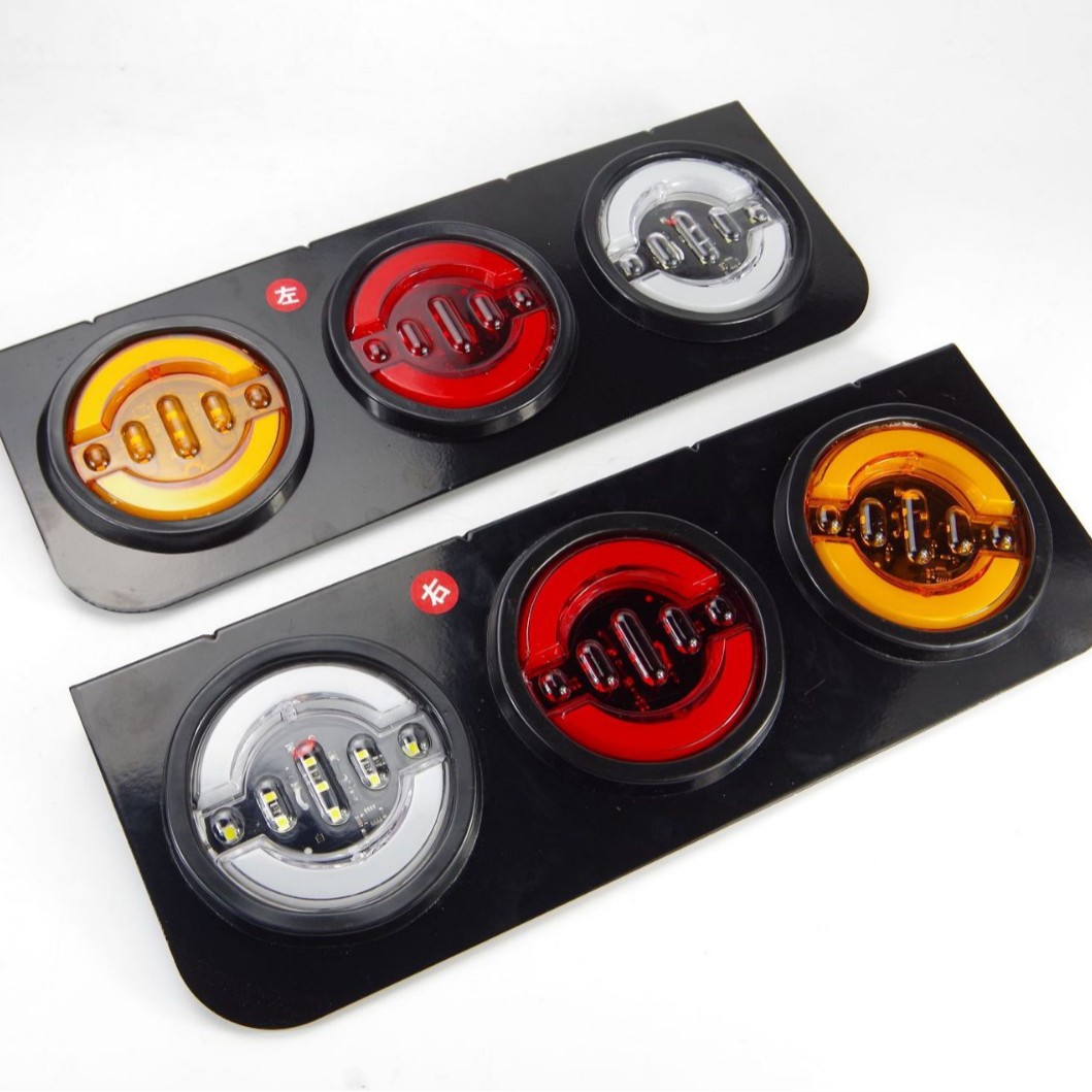 Zhongji tres lámparas de luz de automóvil LED Zhongji luz trasera camión remolque camión LED luz trasera luz freno