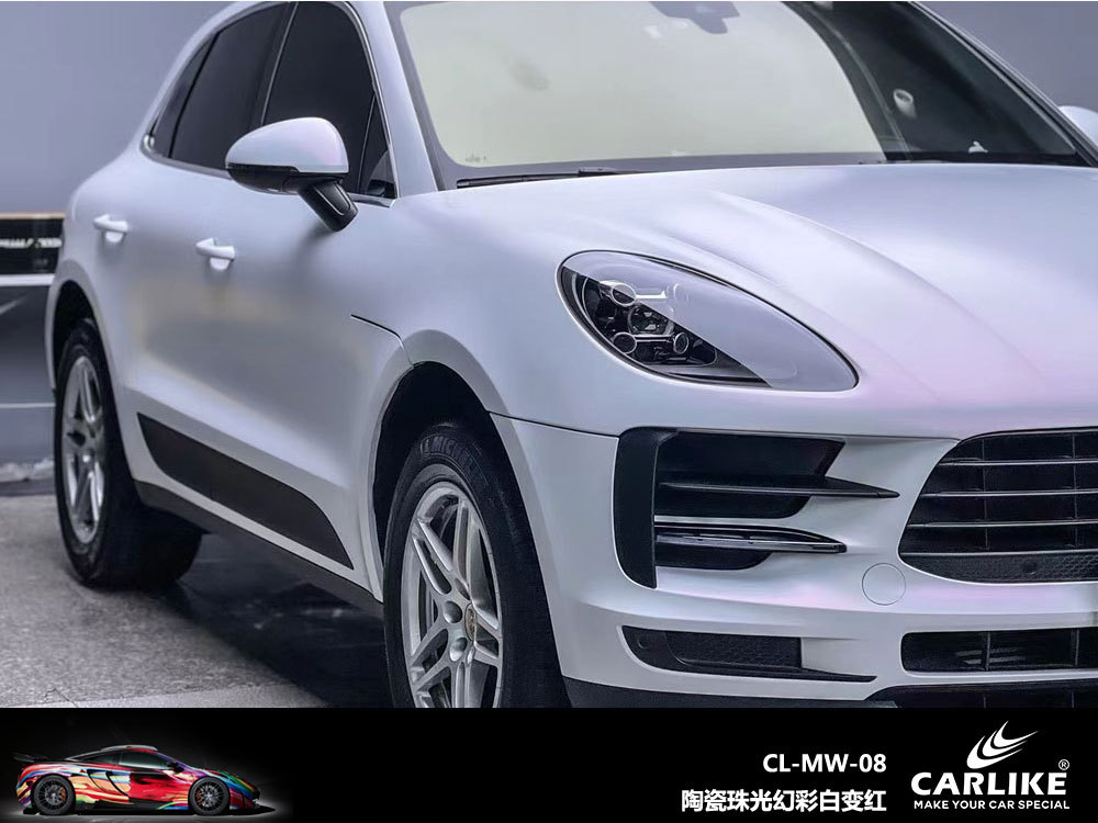 Carlake perla color mágico color blanco cambiante color de coche cambiante película brillante superficie blanca mágica color perla película blanca a azul cuerpo película