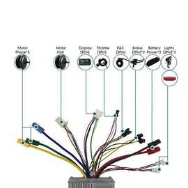1套 颜色：图片色 材质：铝合金+塑料 控制器系统30A适用1000W电