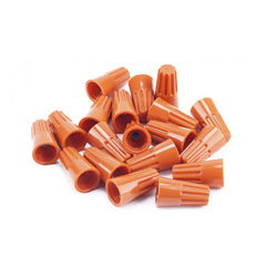 Open terminal European standard spring spiral type P1 terminal cap PP material red rotating wire connection cable terminal cap