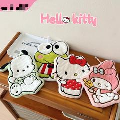 サンリオkt猫が手ぬぐいを拭くアニメかわいい手洗いタオル掛け二重厚吸水サンゴの毛