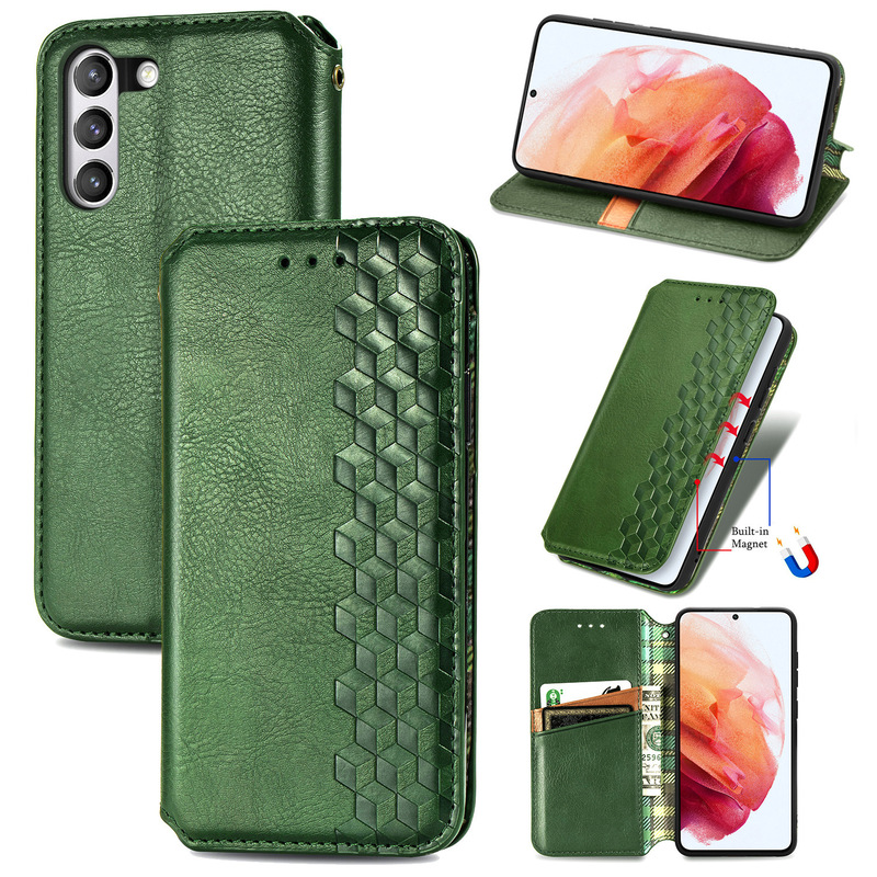 Samsung S21 Fe mobile phone shell stereo magnetic Galaxy A22/A32 mobile phone rubber protective leather case