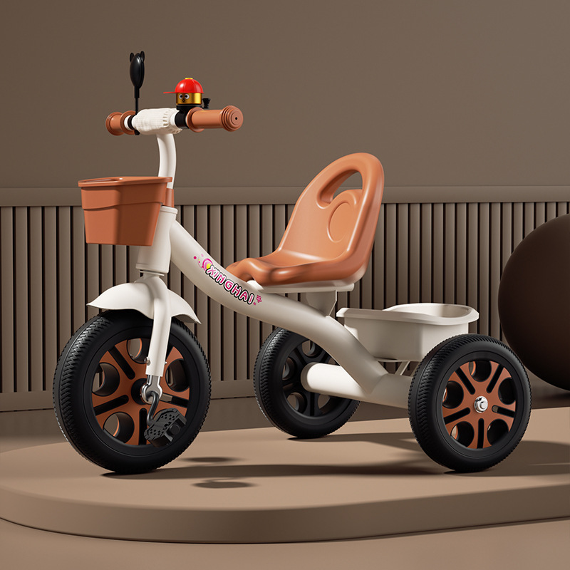 Triciclo infantil 1 - 3 - 2 - 6 años de edad, carro de bebé grande, bicicleta, carro de jardín de infantes image 13