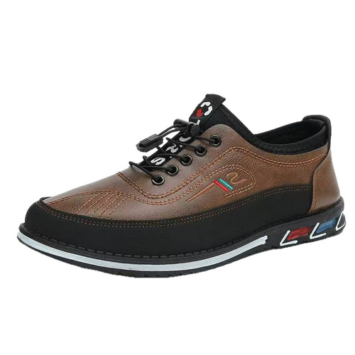 Leather shoes for men, wholesale for spring and summer, stylish, breathable, casual, fashionable, versatile, suitable for driving, soft sole, soft face