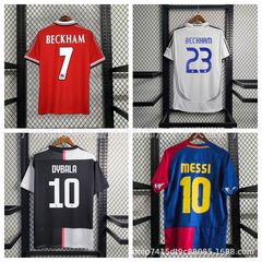 尤文巴巴巴巴巴皇馬パリAC国米リスボン復古ユニホームcr 7球星同服半袖
