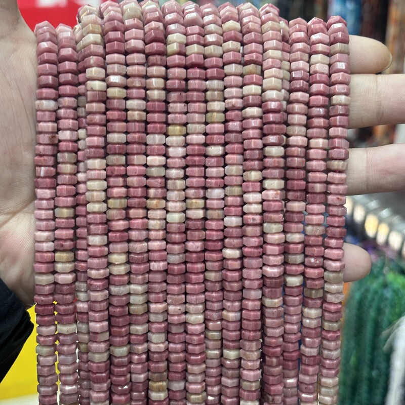 3X6Mm Natural Stone Hexagonal Spacer Six-Pointed Star Spacer DIY Bracelet Necklace Jewelry Accessories Semi-Finished Products Wholesale