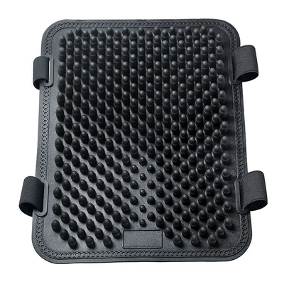 Summer Motorcycle Seat Cushion Sun Protection Shock Absorption Waterproof Soft Silicone Electric Vehicle Universal Cool Seat Cushion Breathable Insulated Seat Cushion (Motorcycle cushion) - black