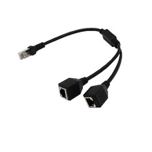 Cat5 RJ45һ�ֶ�ĸ���W��һ�����W��CAT6  �־����D�Ӿ��m����