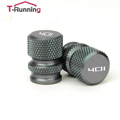Suitable for Husqvarna Svartpilen401/250 – valve - a-pair-of-gray-401-valve-caps