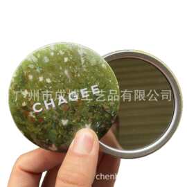 供应霸王茶姬联名周边小礼品女士漂亮化妆镜，低成本大量推广礼品