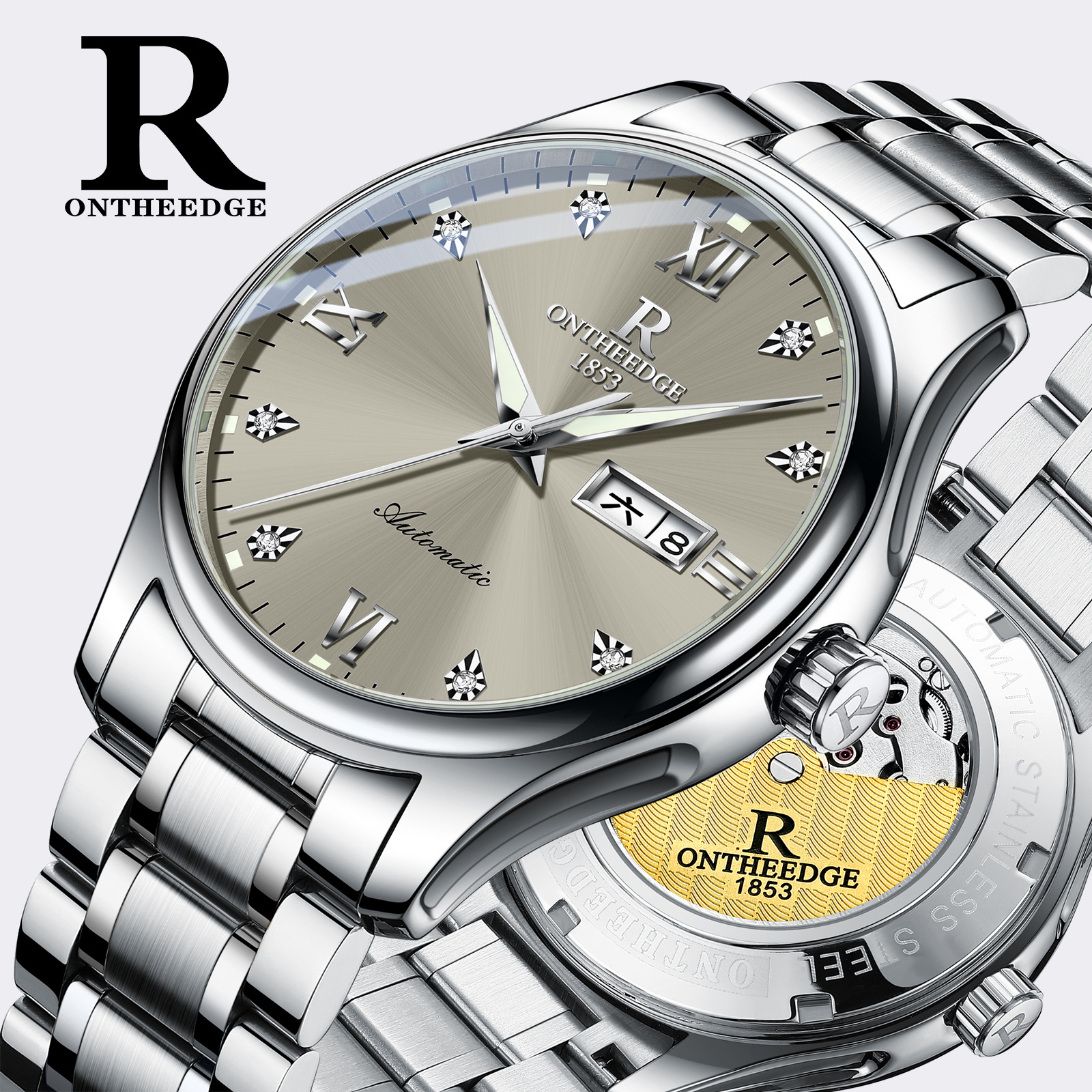 RZY092 실버 그레이 스틸