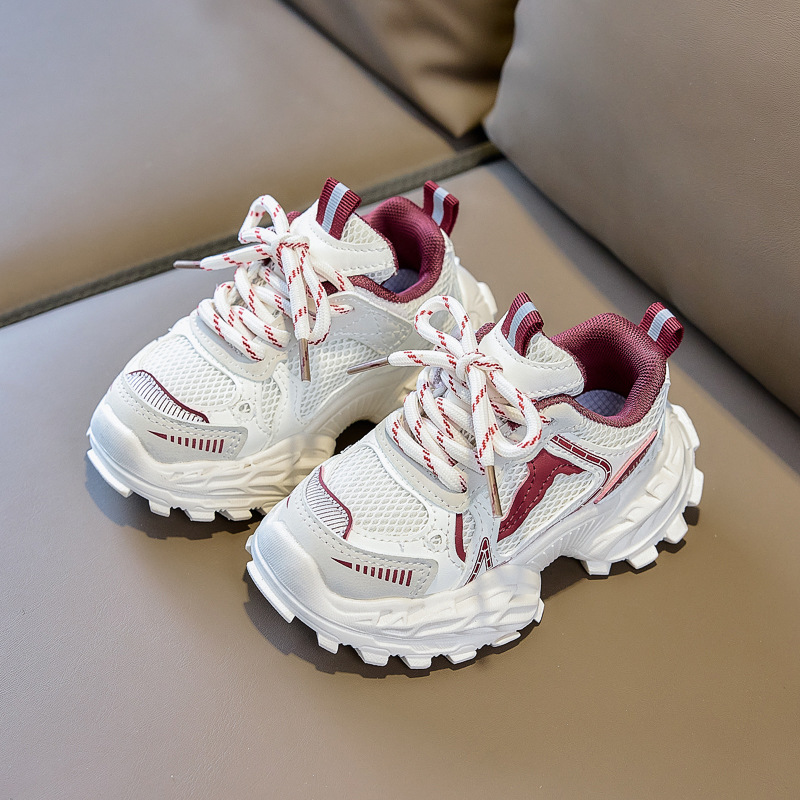 Zapatos deportivos para niños 2026 primavera y otoño nuevos niños y niñas neumáticos transpirables zapatos para padres zapatos de estudiantes zapatos deportivos ecológicos