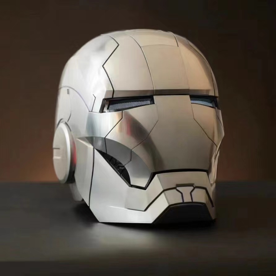 Bright silver MK5 helmet [Chinese and English dual control]