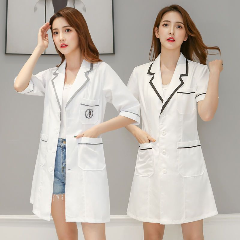 美容院白大褂长袖医生服薄皮肤管理中医推拿工作服美容师工作服女