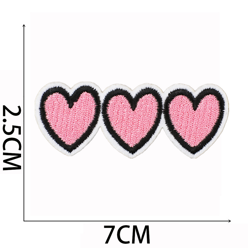 3g Weight Clothing Sticker Patches Classification 1 Piece Quantity Dacron thread Material Valentine'S Day Festival Heart Shape Pattern Casual, Elegant, Lady Style Embroidery Craft 1 Piece Casual Elegant Lady Heart Shape Dacron Thread Clothing Sticker Patches 无