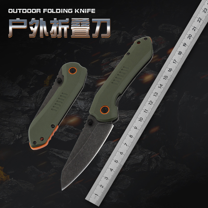 厂家批发折叠刀哥伦6280户外折刀便携野营求生刀具工具防身小刀