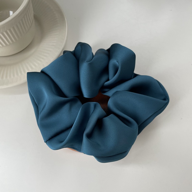 Fashion Solid Color Cloth Pleated Hair Tie 1 Piece display picture 15