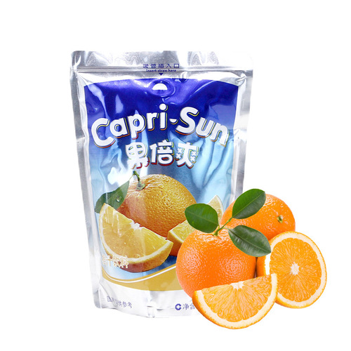 Capri Sun 200ml Apple Grape Orange Juice Drink, Trendy Leisure Beverage, Fruity Juice