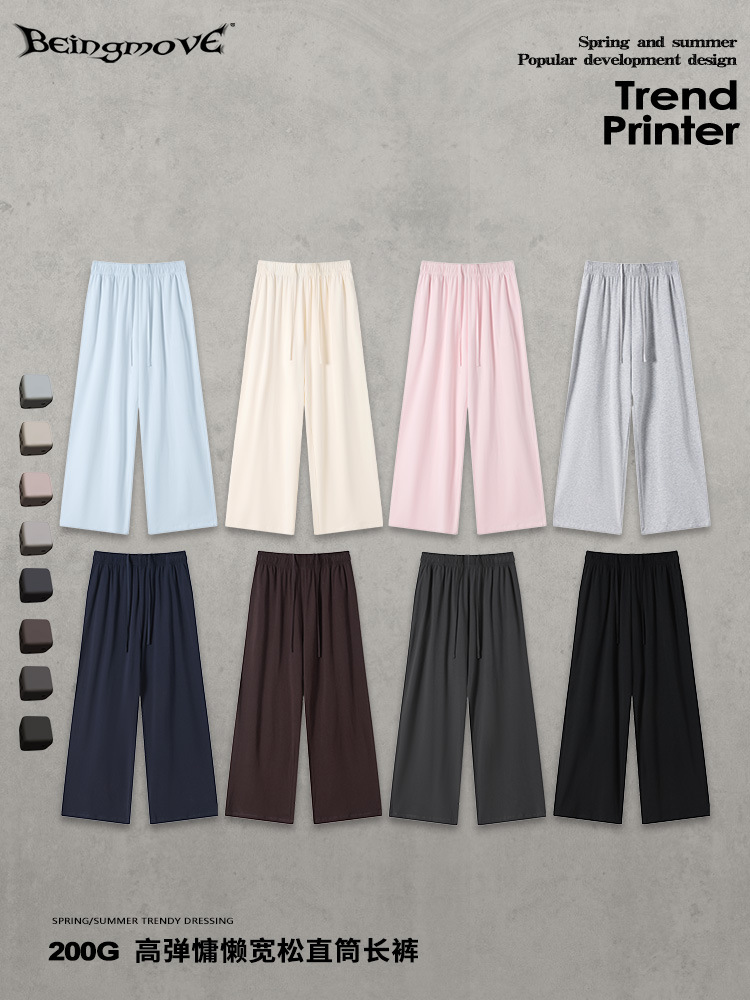 Pantalones Casuales de Corte Recto para Hombre de Algodón para Uso Casual image 5