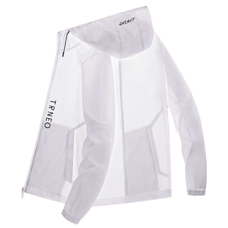 Chaqueta de protección solar de moda nueva chaqueta delgada de hombre de verano al aire libre ventilada ropa de piel anti-UV