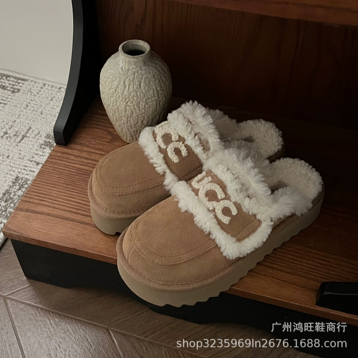 Полусапоги (ankle boots), натуральная кожа, с меховой подкладкой, противоскользящая платформа, EU 35–40