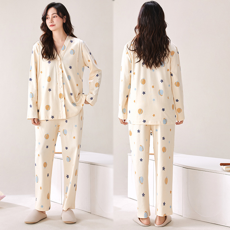 플래닛 브이넥 슈트