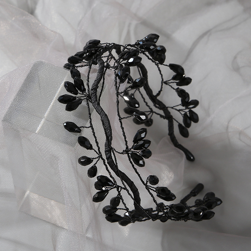 *Crystal Headband-Black*