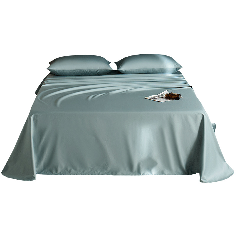 Sábana de algodón de fibra larga de Xinjiang de alta gama pieza individual 100s algodón puro algodón simple y doble edredón grueso funda de almohada de tres piezas