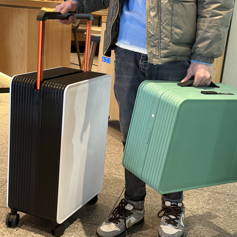 Centro de larga barra de tracción 24 pulgadas de expansión maleta de mujer 20 pulgadas PC embarcable caja de contraseña maleta de viaje hombre