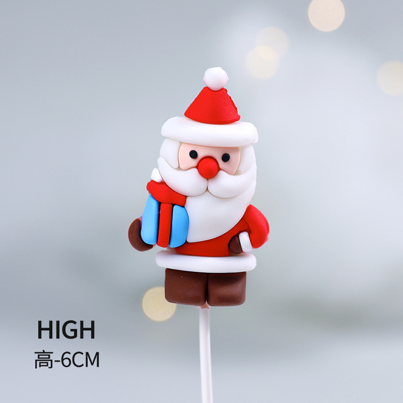 著作権クリスマスケーキ装飾装飾品ソフトゲルクリスマス楽しい老人雪だるまヘラジカクリスマスツリーパーティープラグイン|undefined